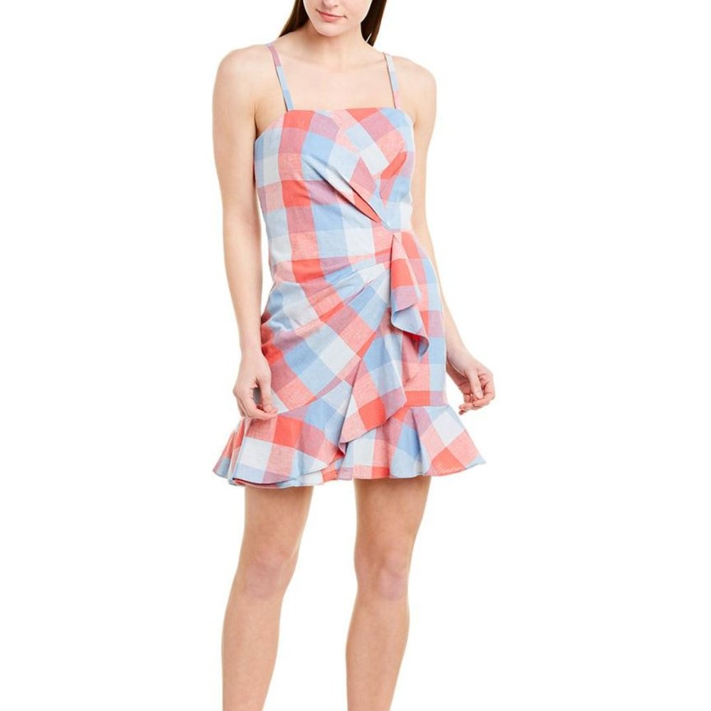 NEW Parker Plaid Dress, Size 8